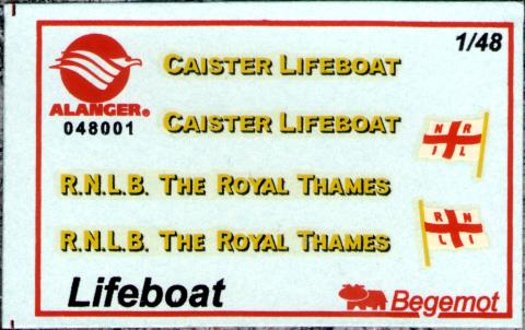 Декаль Alanger 048001 Oakley class Lifeboat